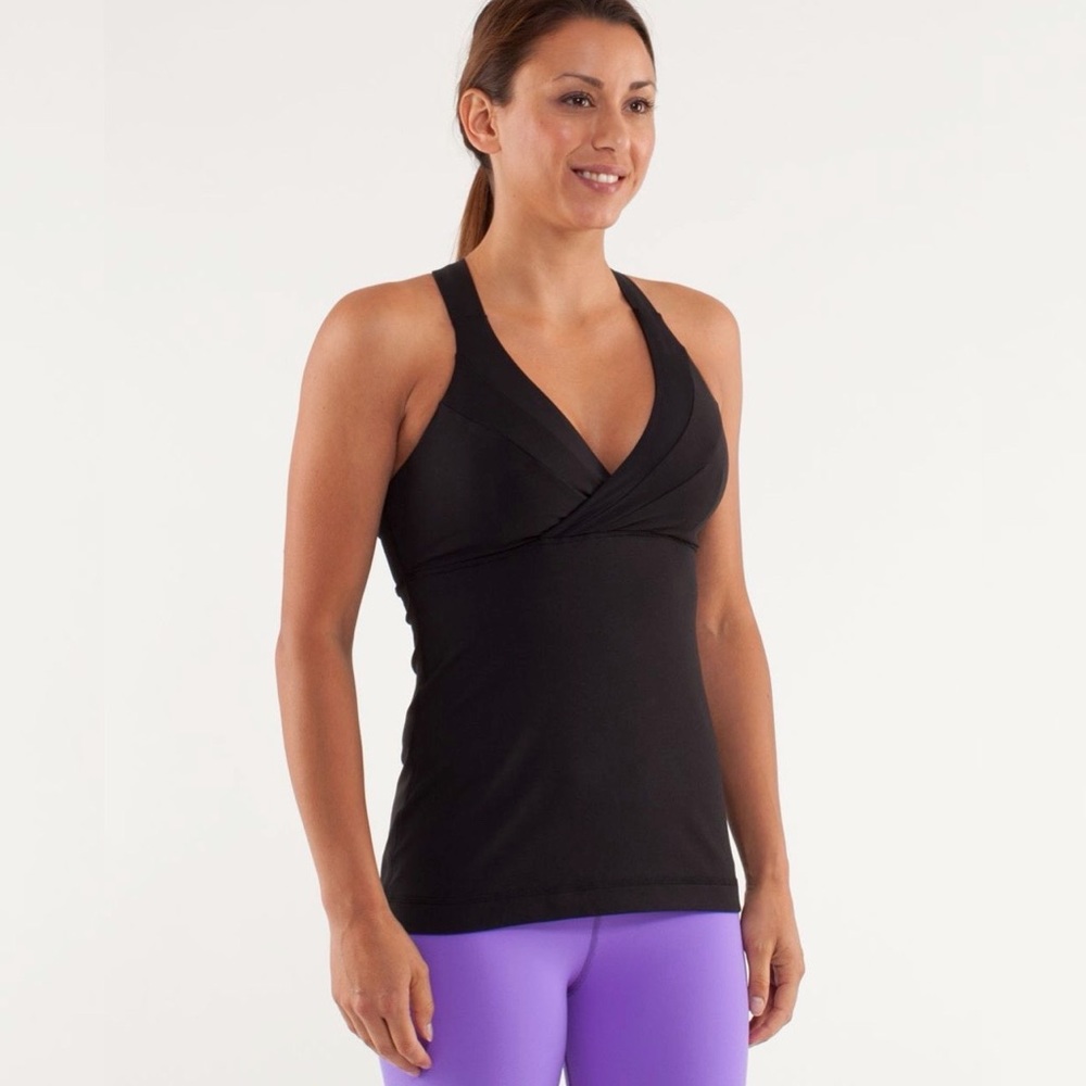 lululemon athletica Black Tank Top